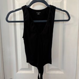 Urban Outfitters Black V-Neck Bodysuit